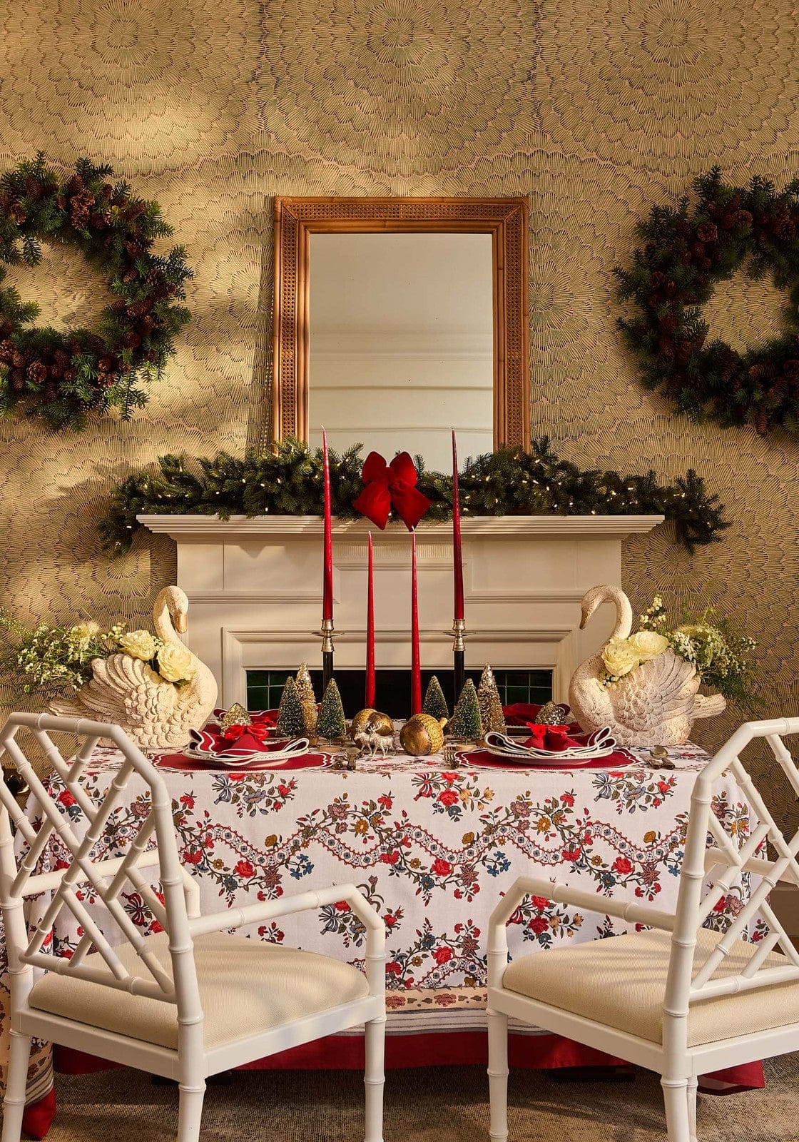 Holly Berry Pine Wreath