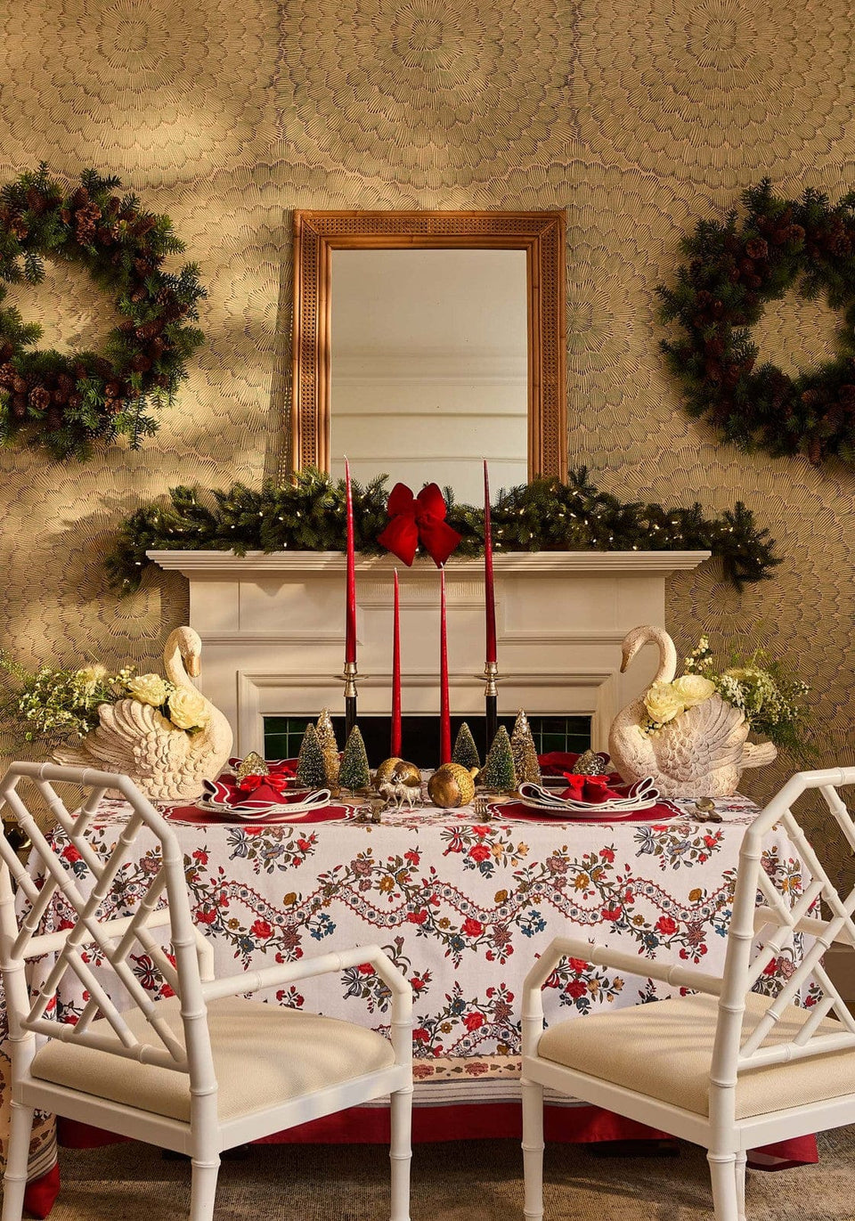 Holly Berry Pine Wreath