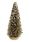 Holly Frosted Tabletop Tree - Set of 2