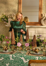 Holly Pinecone Christmas Tree