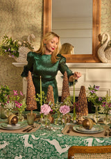 Holly Pinecone Christmas Tree