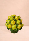 Capri Mid-Century Style Ceramic Lemon Basket