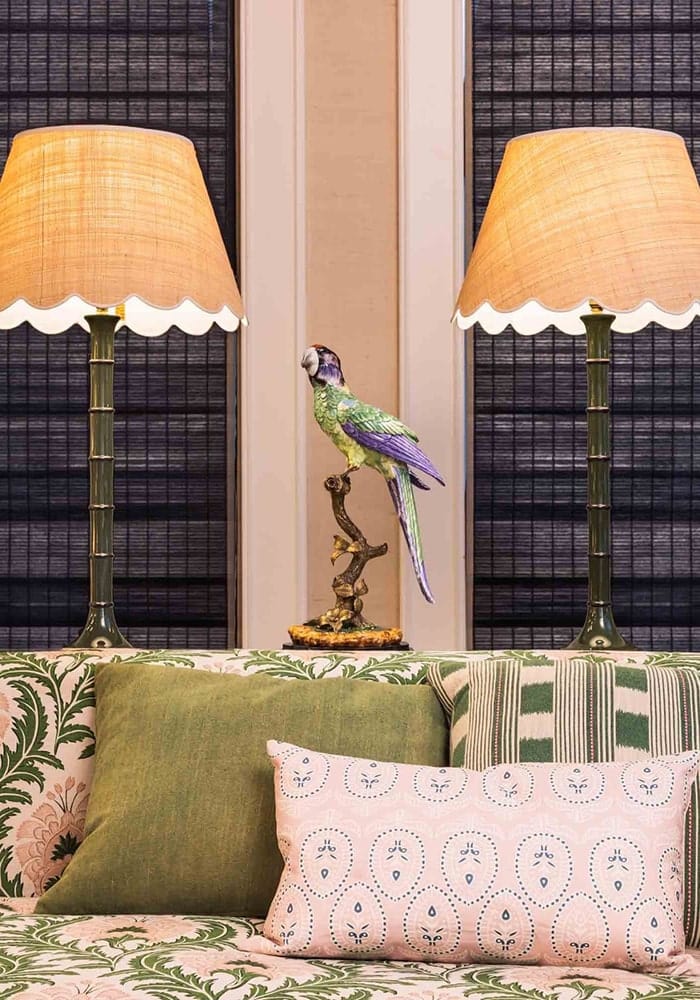 Copacabana, The Second Hottest Bird North of Havana - Green Left Sided Porcelain Parrot