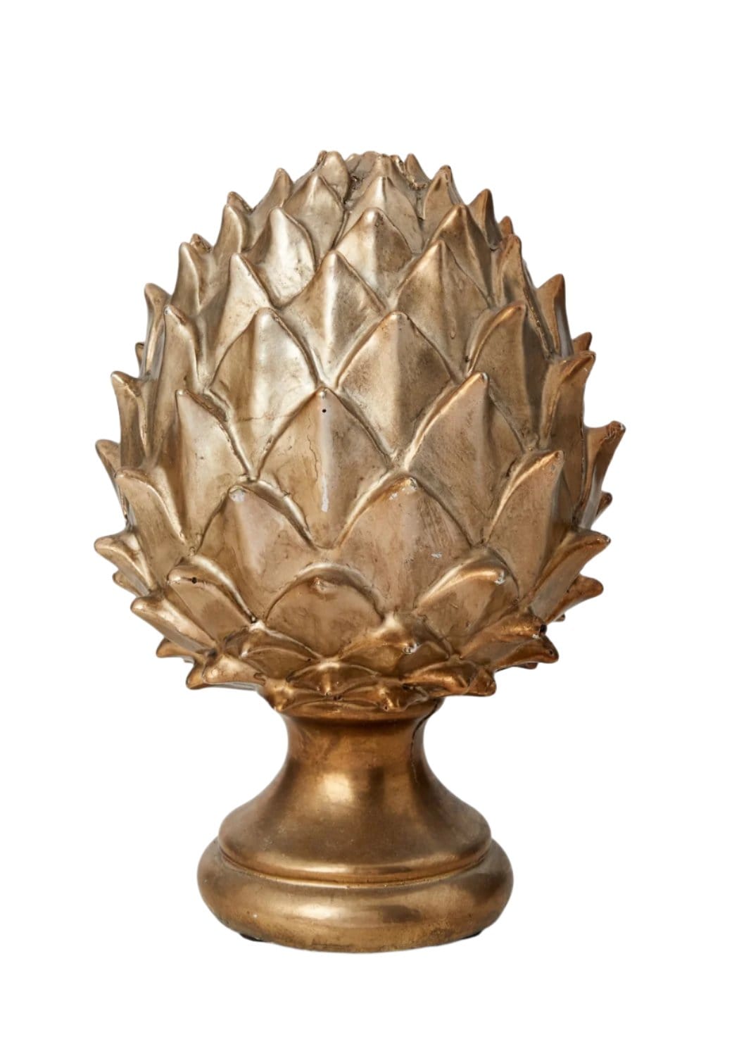 Gold Pinecone Finial - Large