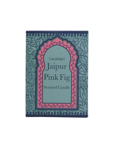 Jaipur Pink Fig Wax Filled Pot Candle in Gift Box Pear