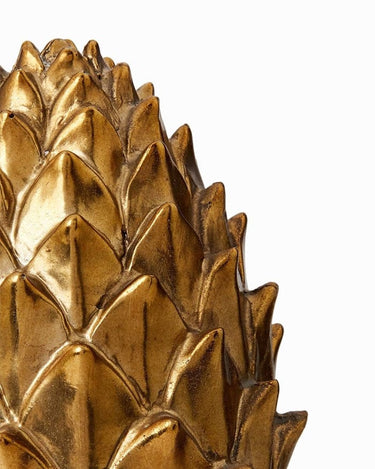 Tall Gold Pinecone Finial - Small