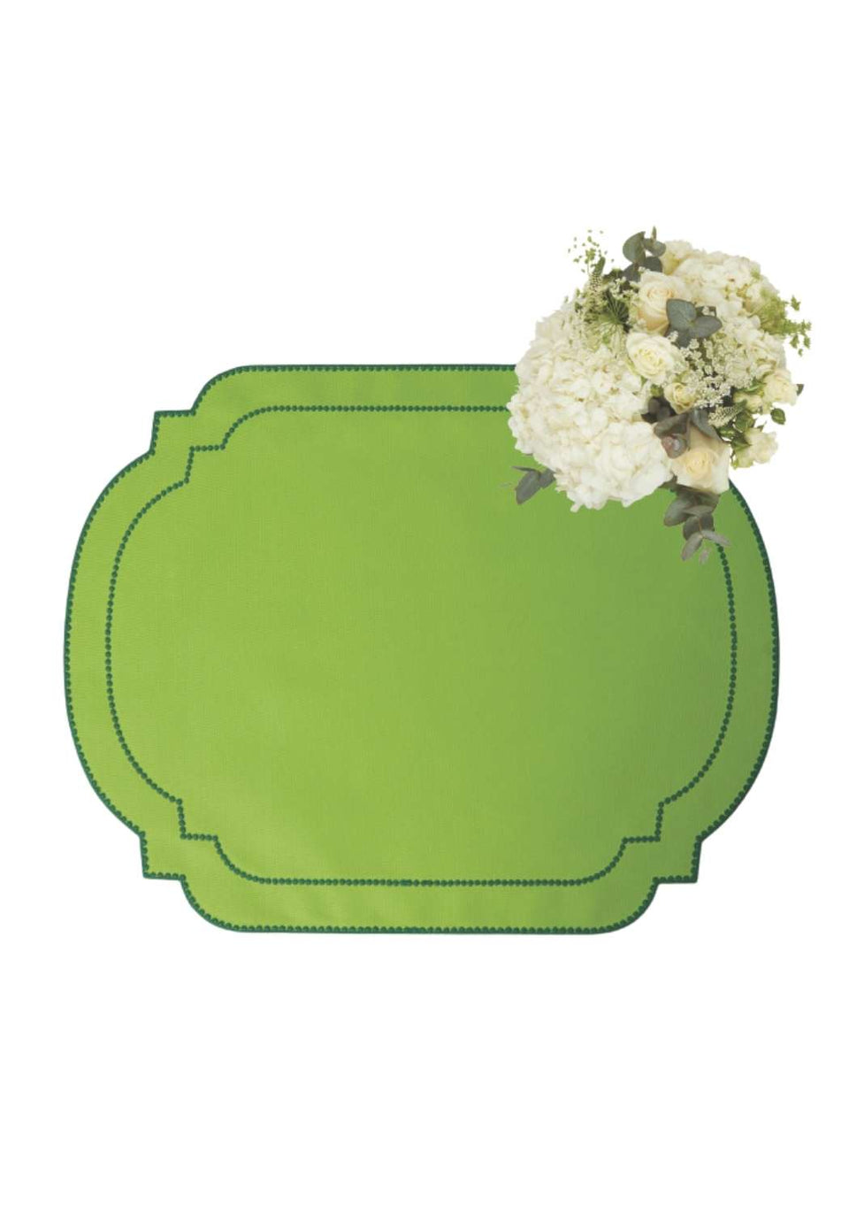 Hortensia Green Placemats - Set of 4 - Casa by Josephine Jenno