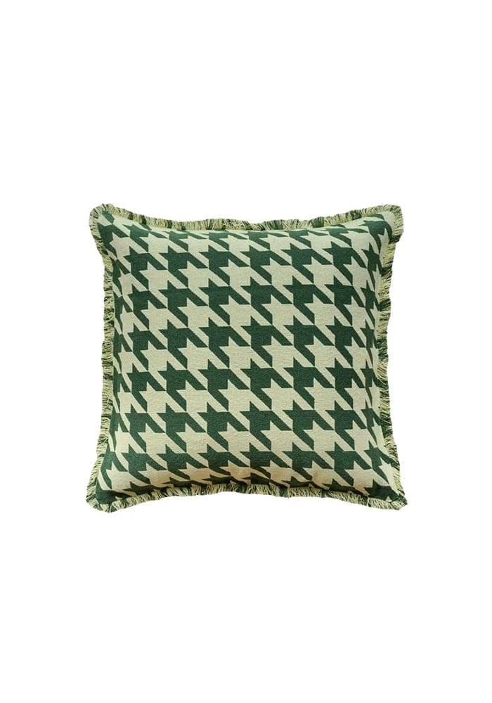 Houndstooth Cotton Cushion Cover - Casa by Josephine Jenno