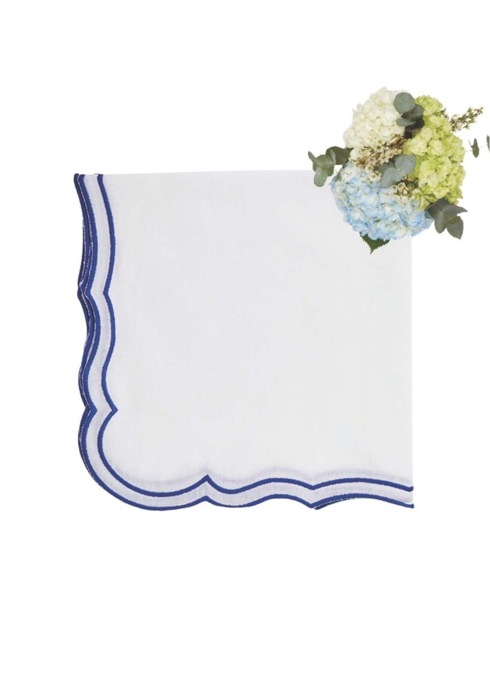 I'm a Fan Blue and White Napkins - Set of 4 - Casa by Josephine Jenno