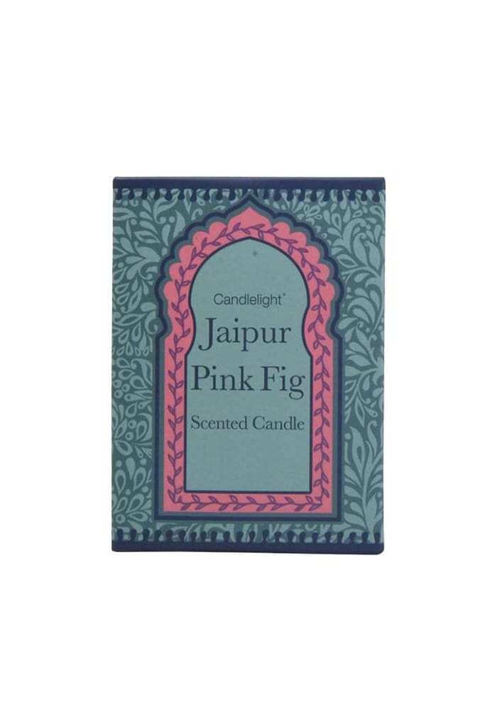 Jaipur Pink Fig Wax Filled Pot Candle in Gift Box Pear - Casa by Josephine Jenno