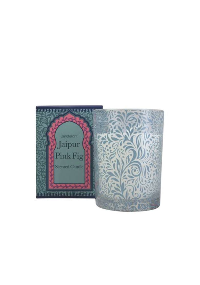 Jaipur Pink Fig Wax Filled Pot Candle in Gift Box Pear - Casa by Josephine Jenno