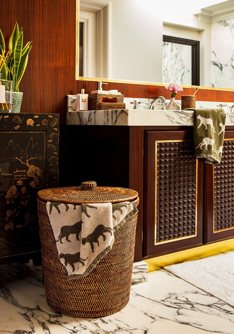 Jane's Cheeky Rattan Laundry Luxe Basket