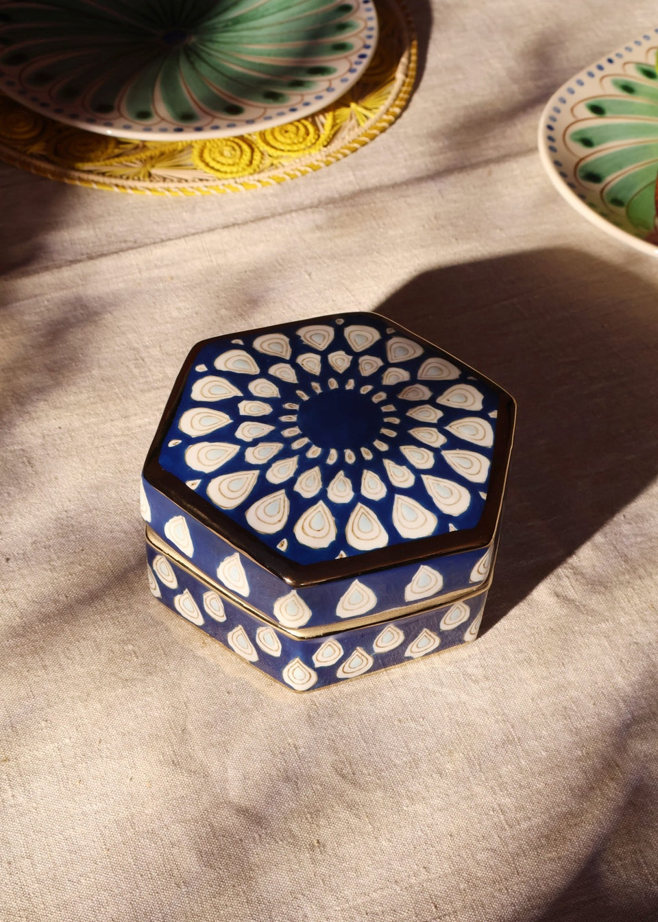 Giada Floral Mandala Jewelry Box