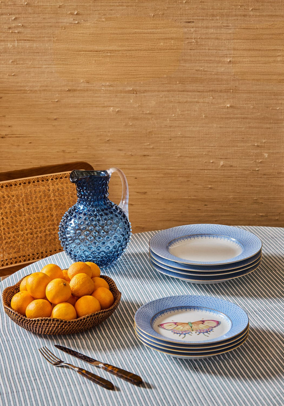 Cornflower Blue Dew Drop Large Jug 2L