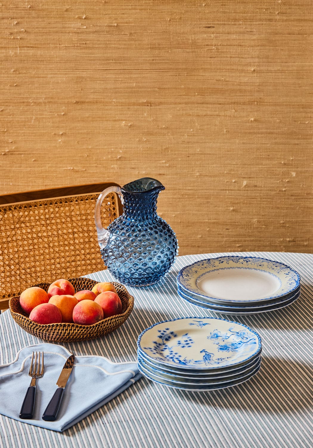 Cornflower Blue Dew Drop Large Jug 2L