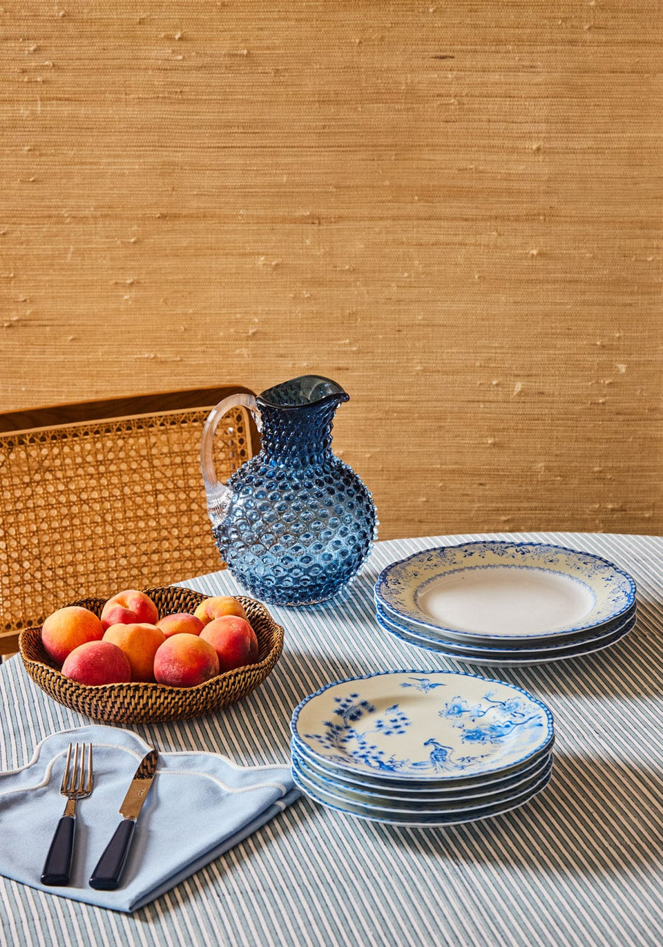 Cornflower Blue Dew Drop Large Jug 2L