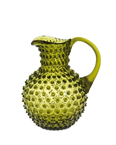 Green Dew Drop Jug