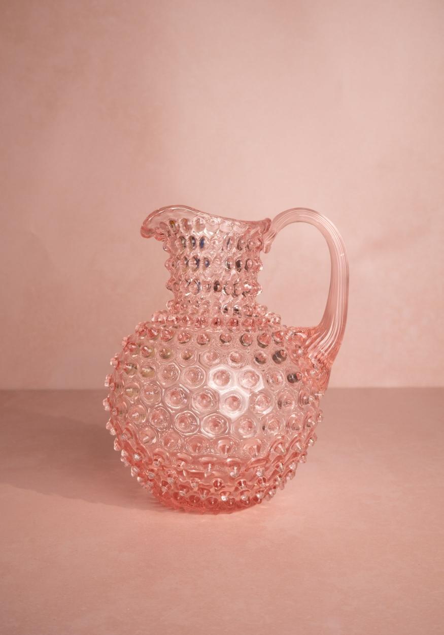 Pink Dew Drop Large Jug 2L