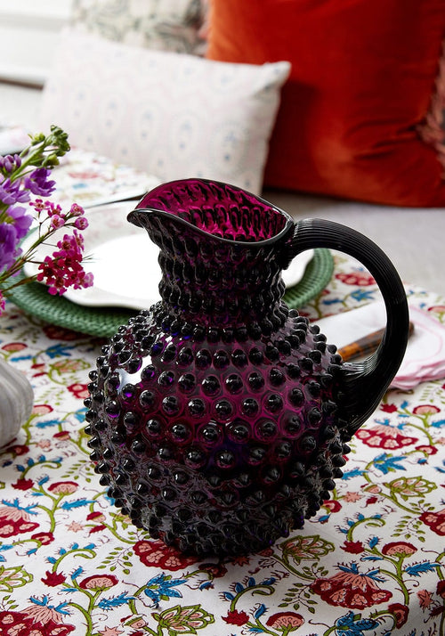 Violet Dew Drop Jug 2L