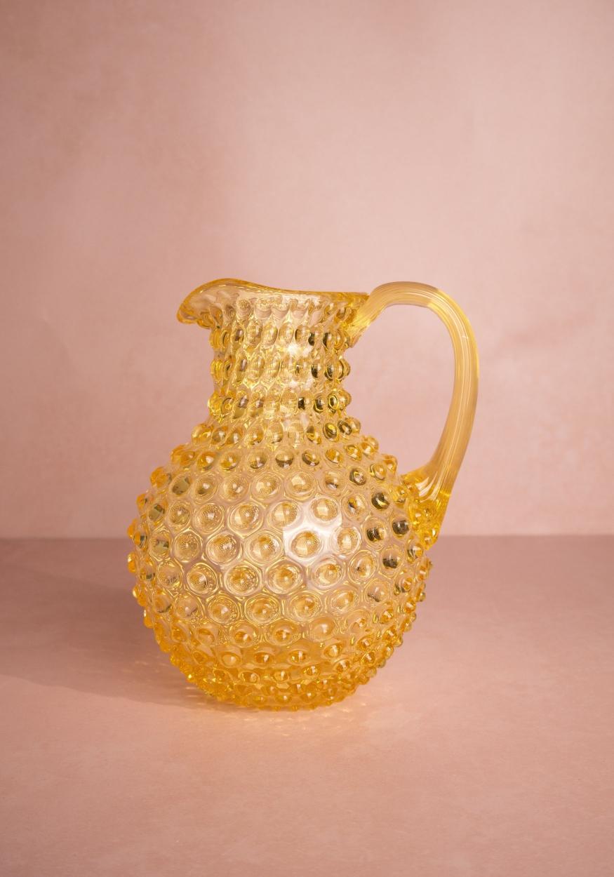 Yellow Dew Drop Large Jug 2L