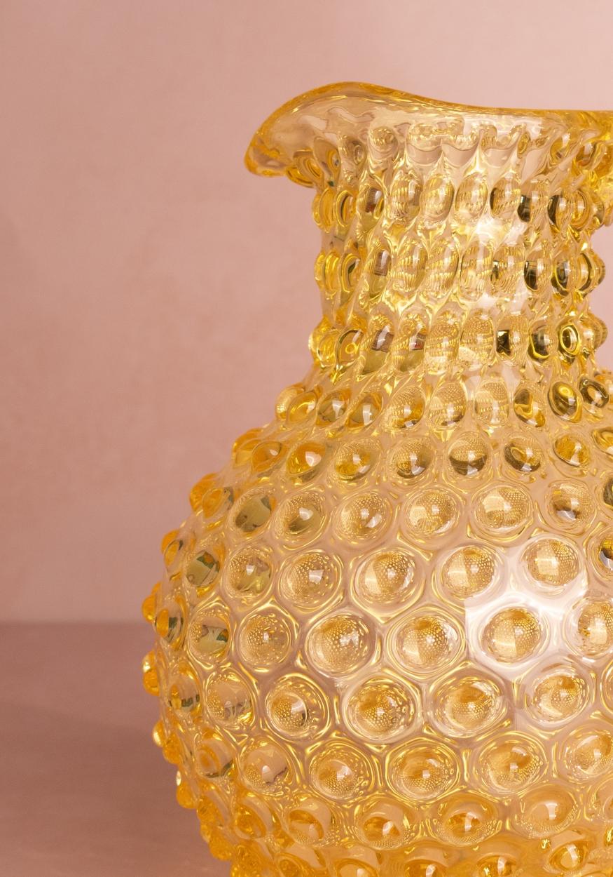 Yellow Dew Drop Large Jug 2L