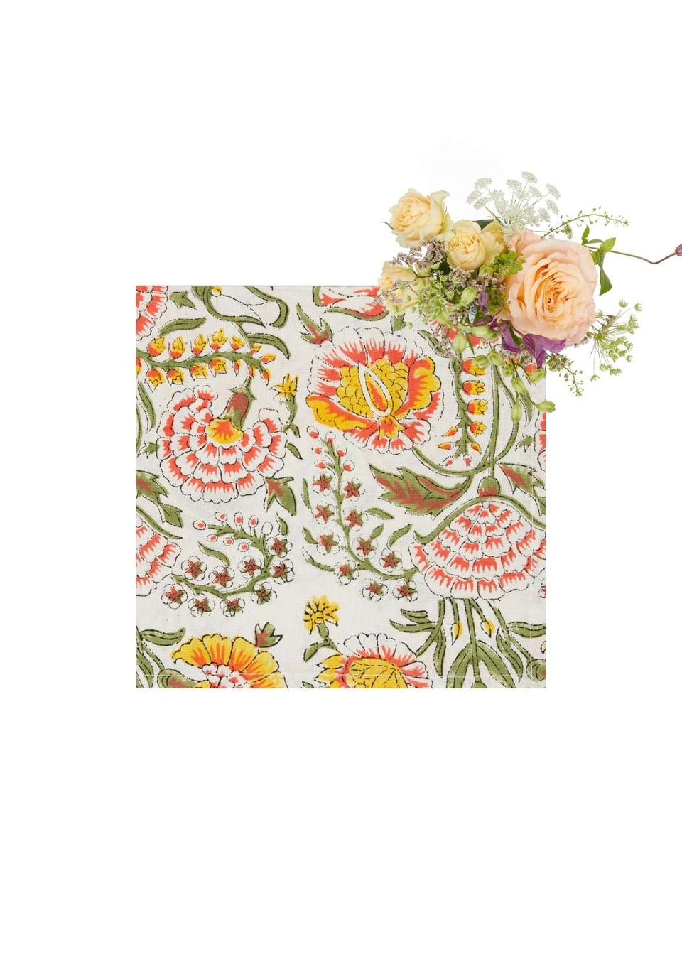 Juliette's Floral Table Napkin - Set of 4 - Casa by Josephine Jenno