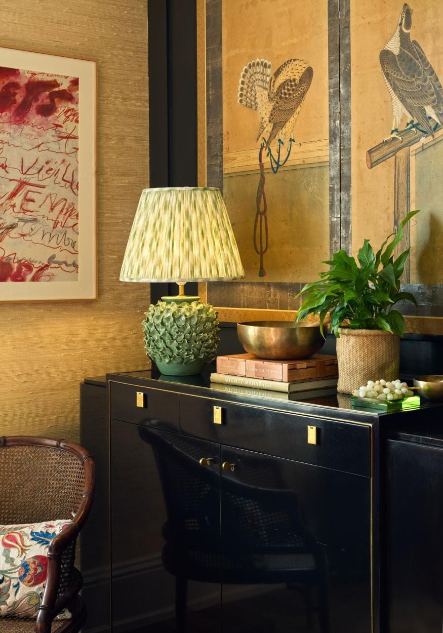 Ceramic Alissa Table Lamp, Green
