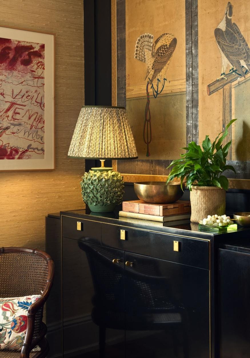 Ceramic Alissa Table Lamp, Green