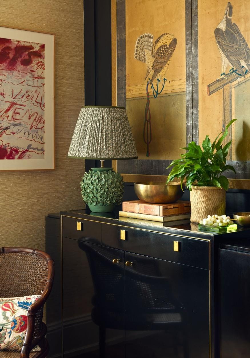 Ceramic Alissa Table Lamp, Green