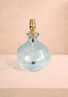 Tabitha Glass Table Lamp Base - Clear
