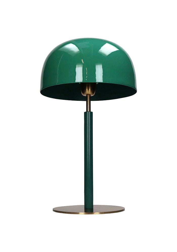 Emerald Glow Mid-Century Desk Lamp