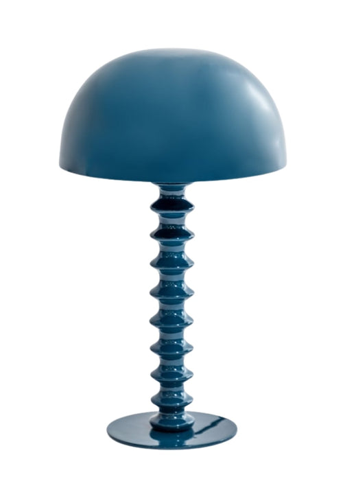 Penny Ribbed Lamp - Indigo