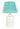 Victoria Pleated Shade - Mint