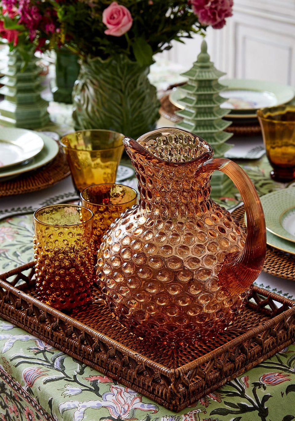 Large Cabbage Vintage Inspired Vase - Casa by Josephine Jenno