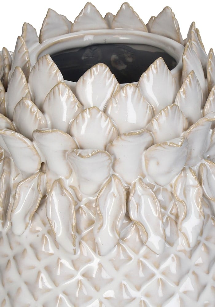 Large White Pineapple Vase - Casa by Josephine Jenno