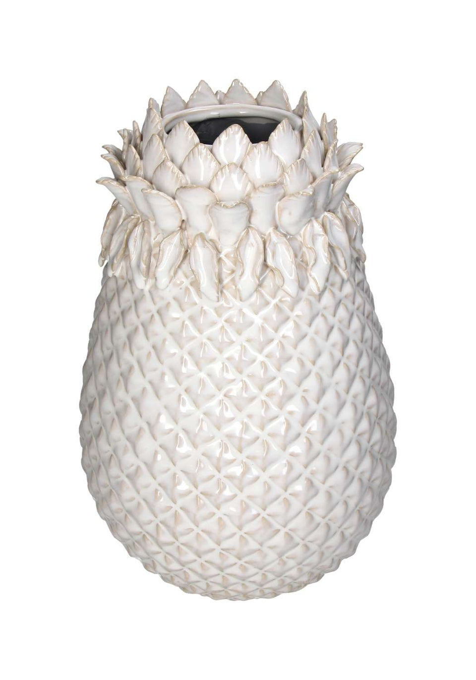 Large White Pineapple Vase - Casa by Josephine Jenno