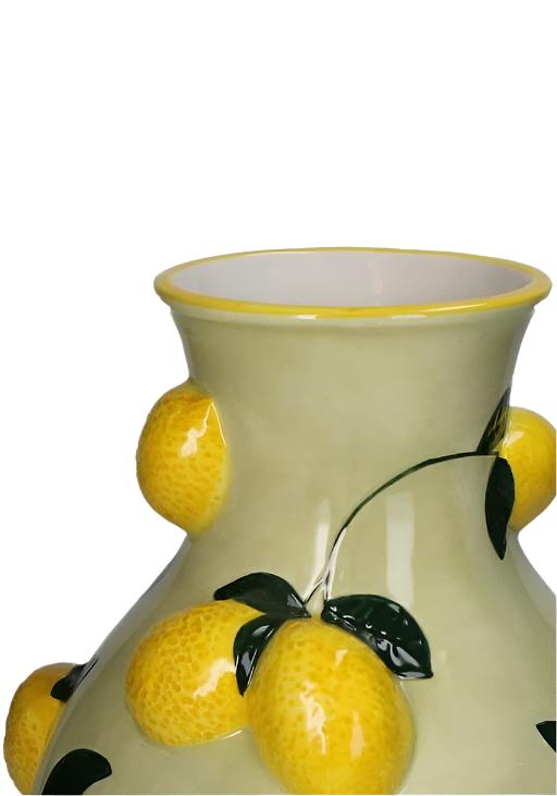 Lemon & On Stoneware Vase - Casa by Josephine Jenno