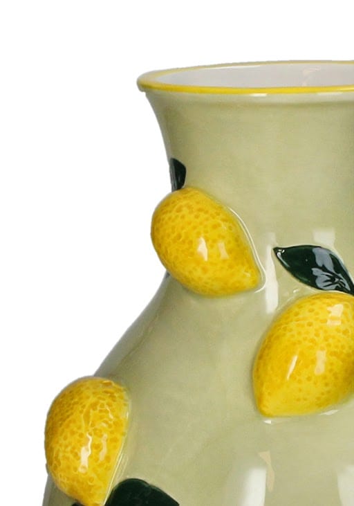 Lemon & On Stoneware Vase - Casa by Josephine Jenno