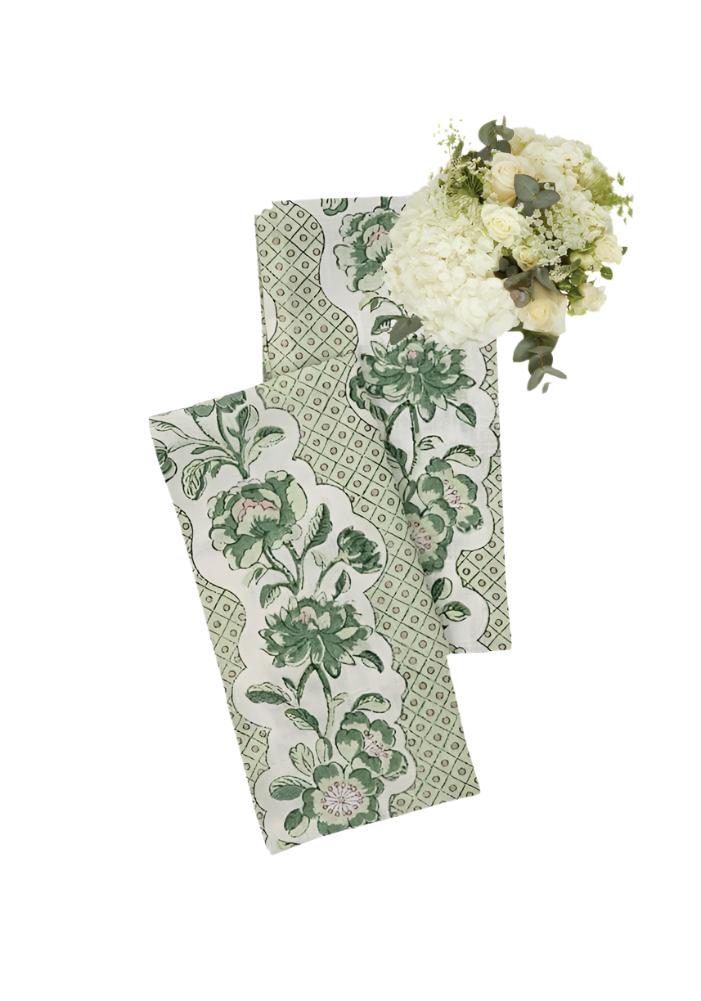 Light Green Linen Napkin - Set of 2 - Casa by Josephine Jenno