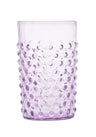 Lilac Hobnail Tumblers - Set of 4