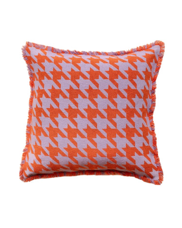 Houndstooth Cotton Cushion Cover