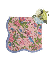 Lilly Rose Scalloped Napkins - Set of 4 - Casa by Josephine Jenno