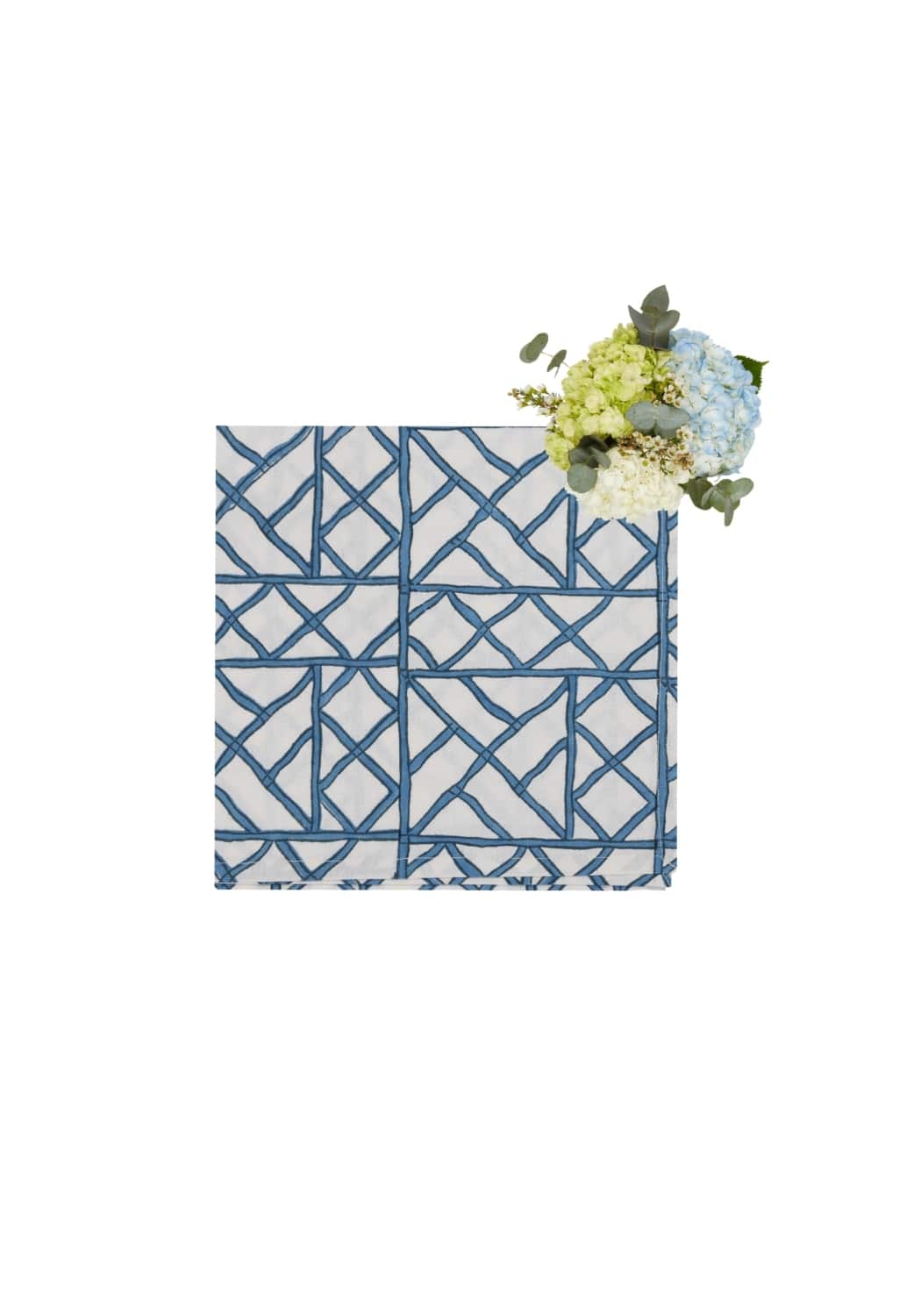 Lily's Blue Bamboo Breeze Napkins - Set of 4 - Casa by Josephine Jenno
