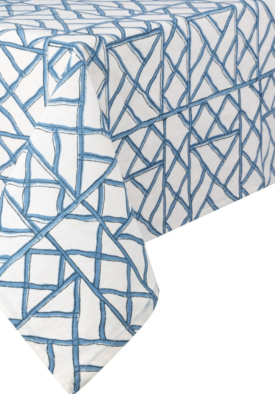 Lily's Blue Bamboo Breeze Tablecloth - Casa by Josephine Jenno