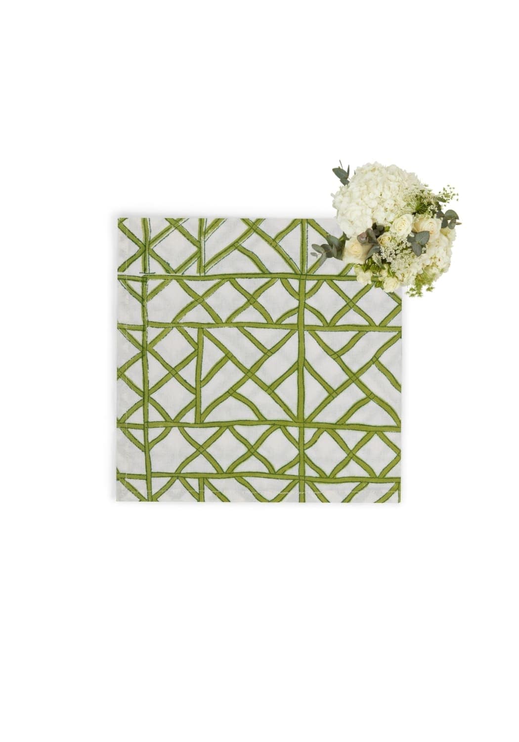 Lily's Green Bamboo Grove Napkins - Set of 4 - Casa by Josephine Jenno