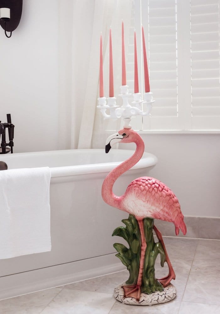 Lucy in the Sky Flamingo Candleholder - Casa by Josephine Jenno