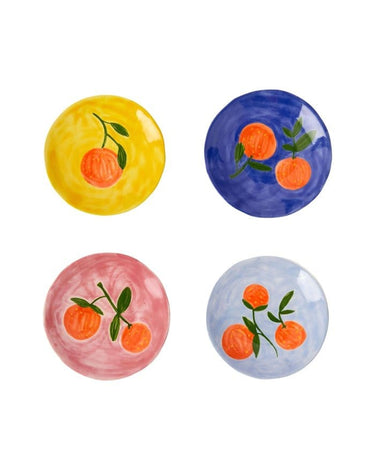 4 Peaches and Keen Plates After Matisse