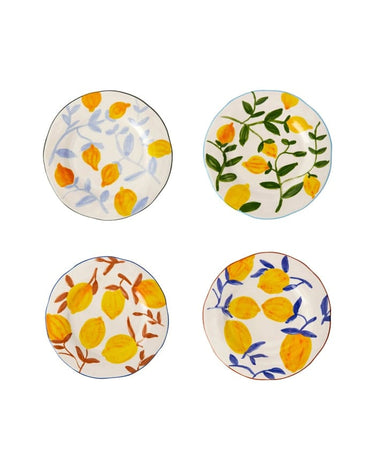 Buds in May Lunch Plates After Matisse x 4