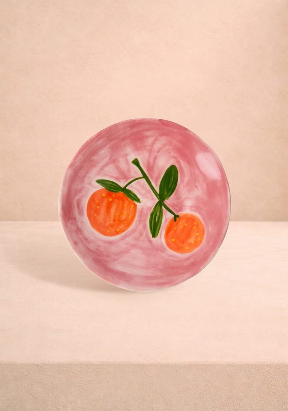 Lunch Plates Peaches and Keen Plates After Matisse  - Set of 4