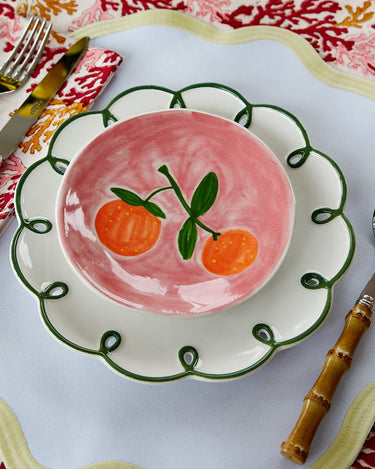 Lunch Plates Peaches and Keen Plates After Matisse  - Set of 4